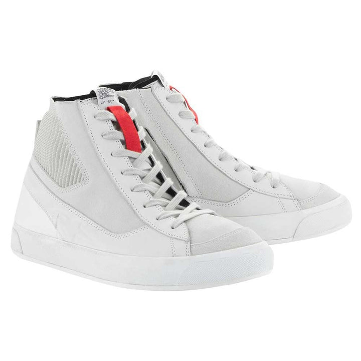 Alpinestars Stated Motorrad Schuhe, weiss/grau, 12.5 (46) Weiss Grau 46 EU, Weiss Grau 46 EU