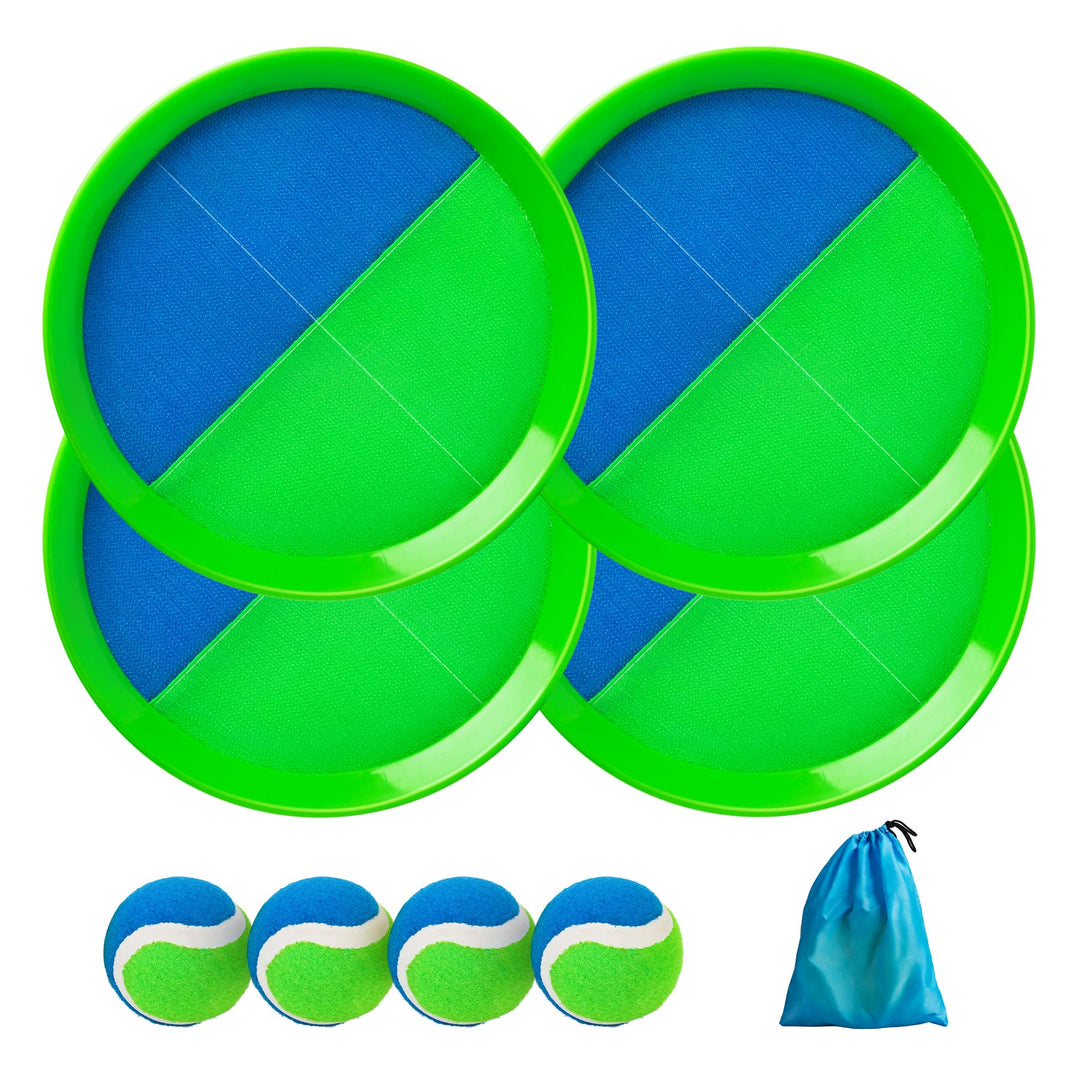 U&amp;C Planet Beachball Set Strandtennis Set Paddle Ball Spiel Klettballspiel Strandschlägerset für Kin