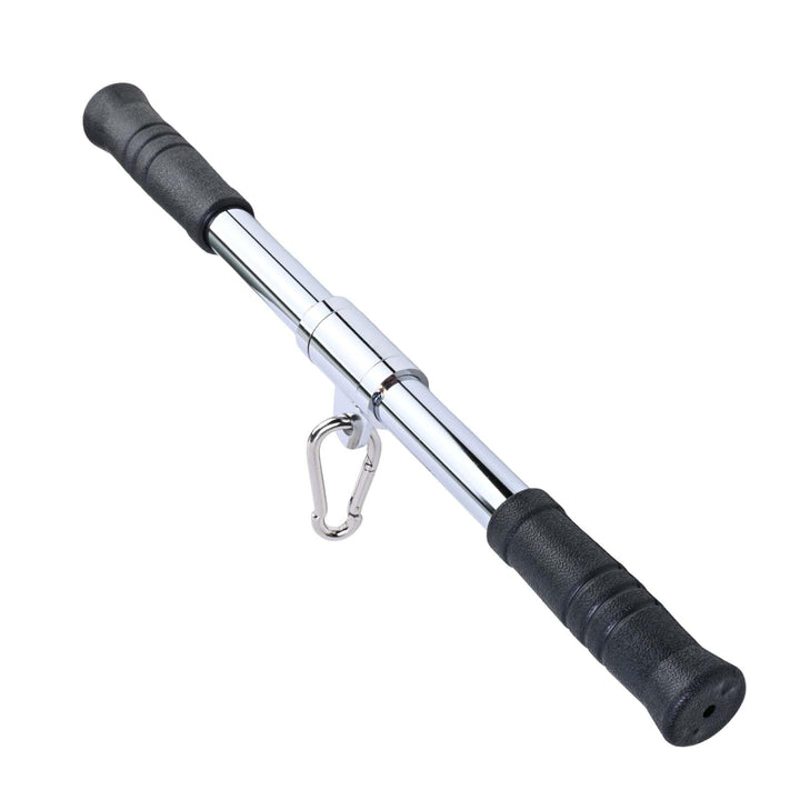 Latzugstange 48cm Gerade für Kabelzug, Rutschfeste Trizeps & Bizeps Stange mit Drehgelenk, Professio