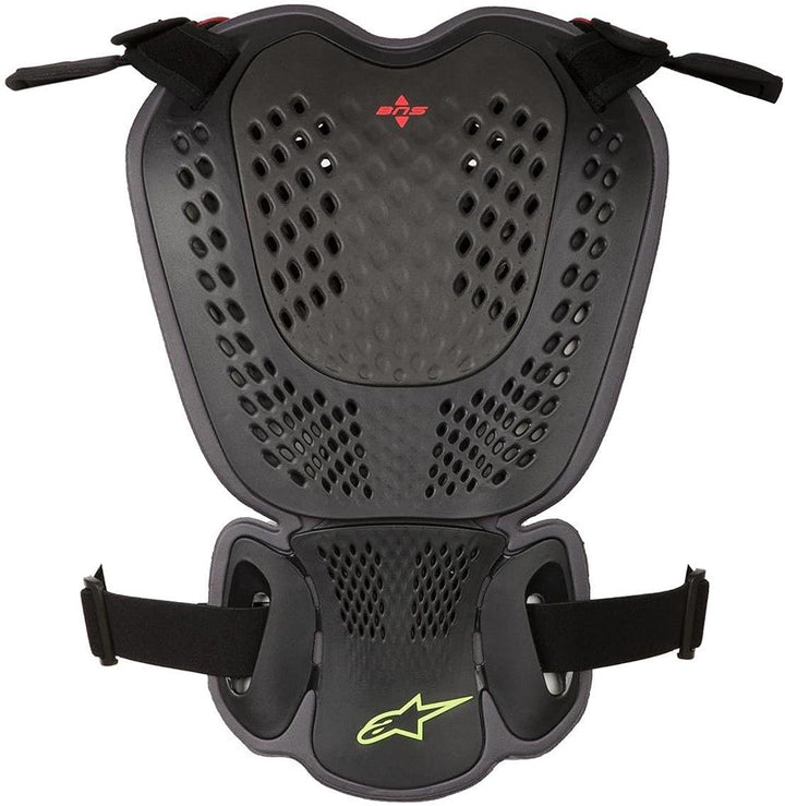 Alpinestars Brustpanzer A-1 Weiss/Schwarz/Rot M-L Schwarz, M-L Schwarz