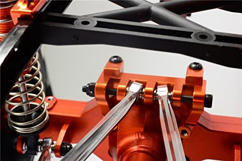 GPM Axial SCX10 Tuning Teile Aluminium Upper Center Link Mount - 1Pc Red