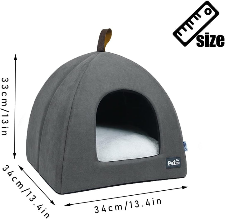 Haustier Schlafsack Indoor, Katzenhöhle für Katzen, Soft Katzenhöhle, Weiches Plüsch Warm Winter Hau