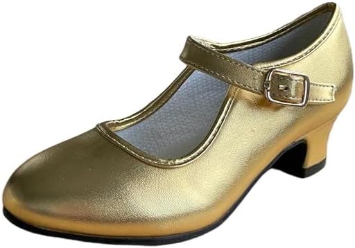La Senorita Spanische Flamenco Schuhe 25 EU Gold, 25 EU Gold