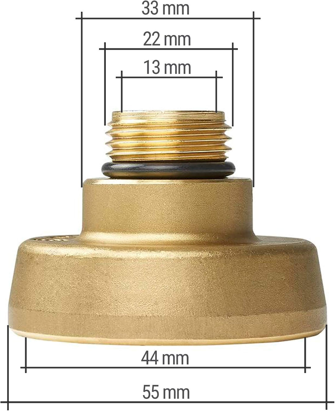 PRO PLUS LPG Dish Adapter für Autogas 22mm Messing für zb. Italien, Östereich, Polen, Dänemark, Fran