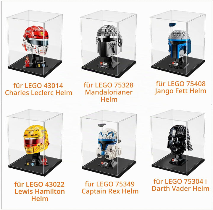 Acryl Vitrine Klar für Lego Actionfiguren Funko Pop Modell Skulptur Transparenter Plexiglas Display