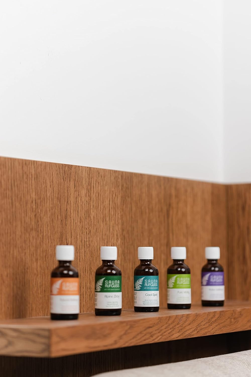 MySenso - Set mit 5 ätherischen Ölen für SAUNA aufguss - 100% natürlich - 5x 50ml