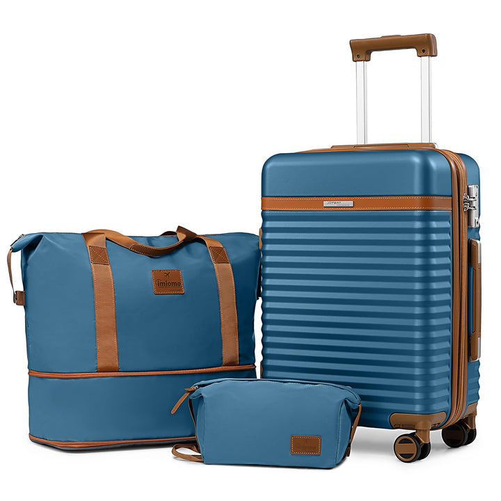 Joyway Koffer Trolleys Handgepäck Koffer, Hartschalen Reisekoffer mit 4 Rollen und TSA Schloss, Erwe