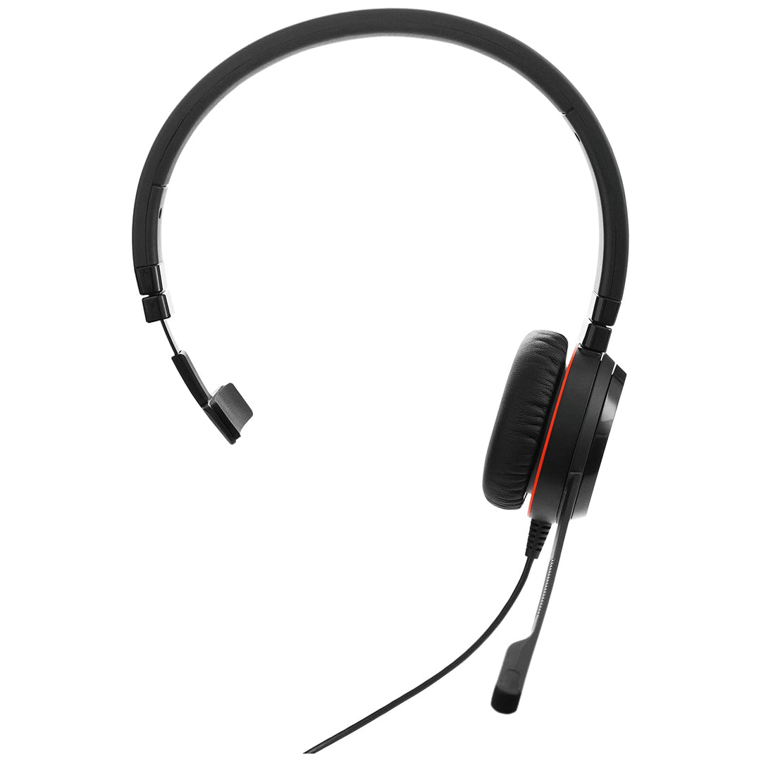 Jabra Evolve 20 SE Mono Headset – Microsoft Teams zertifizierte Kopfhörer für VoIP Softphone mit pas