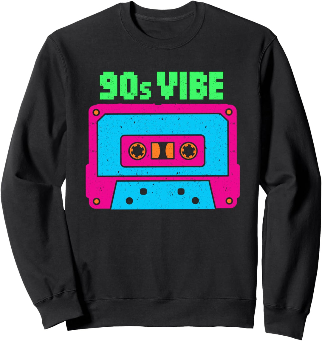 90er Jahre Vibe Kassette Retro Spielen Sie Musik Vintage Sweatshirt
