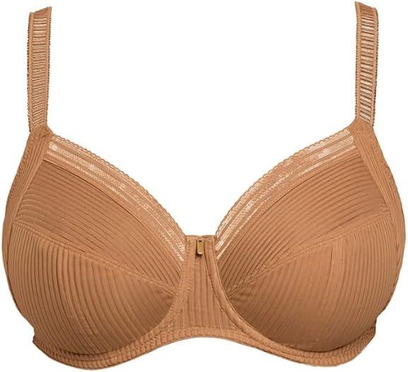 Fantasie Damen Fusion Underwire Full Coverage Side Support Bra BH mit voller Abdeckung 34FF Cinnamon