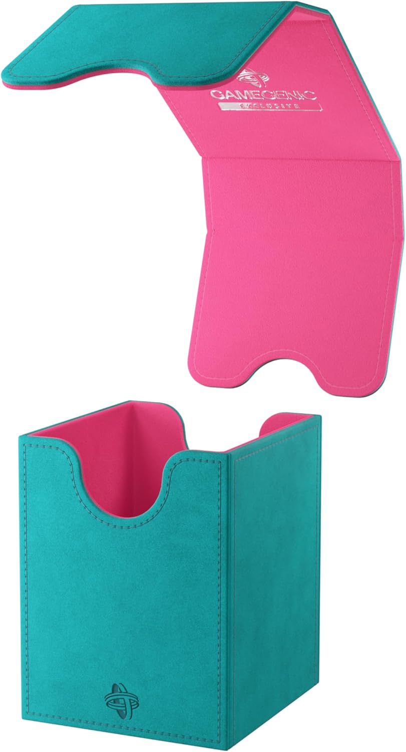 Gamegenic, Squire 100+ XL - EXCLUSIVE LINE Teal/Pink, bis zu 100 doppelt gesleevte Karten, Farbe: TÜ