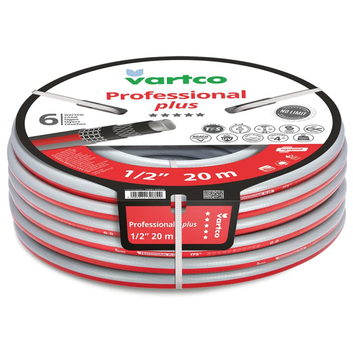 Vartco Professional Plus 6-lagiger Wasserschlauch Trinkwasserschlauch Lebensmittelschlauch Anti Twis