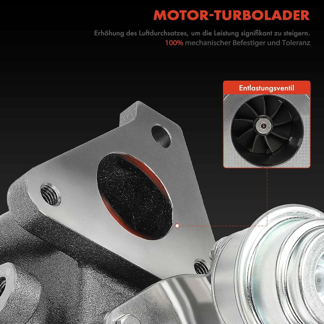 Frankberg Turbolader Abgasturbolader Diesel Kompatibel mit Almera Tino V10 2.2L 2003-2006 Primera P1
