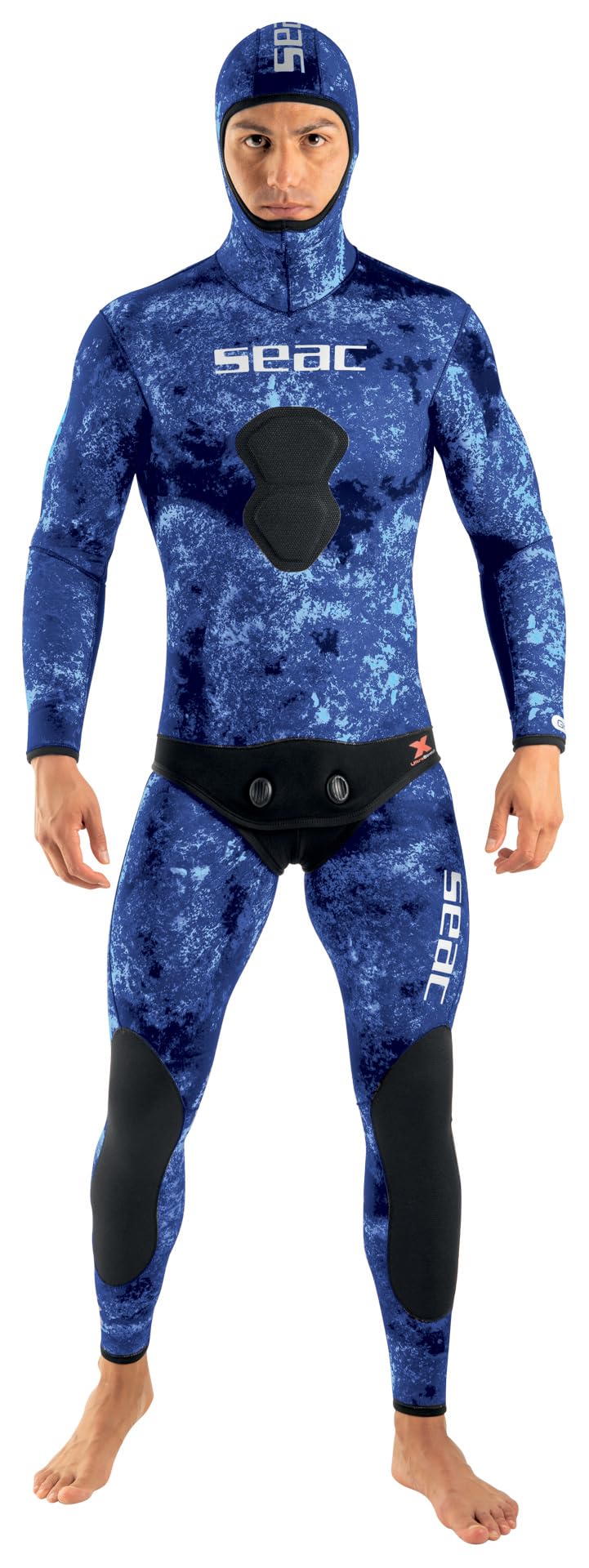 Seac Ghost Jacke aus 3 mm Ultrastretch Neopren mit eingearbeiteter Kapuze., XL