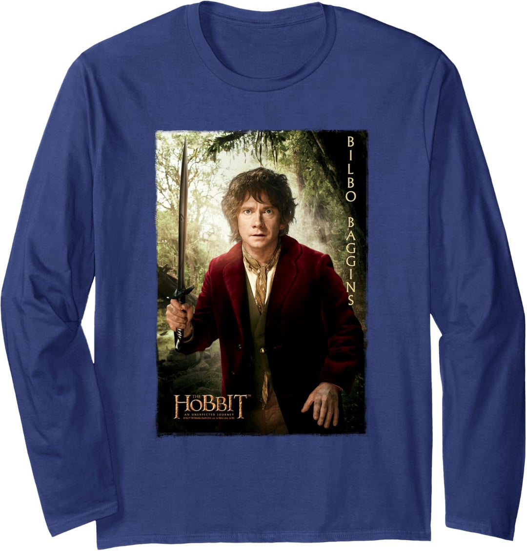 The Hobbit Bilbo Poster Langarmshirt
