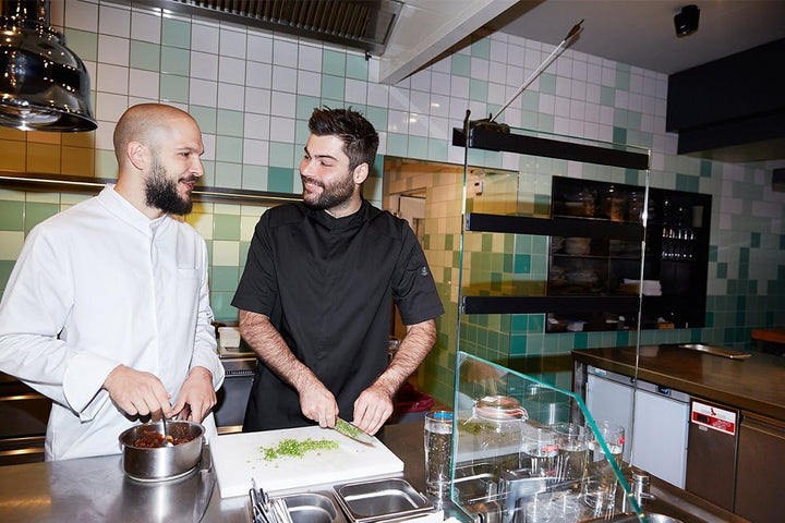 Greiff Grösse XXL gastro moda Herren Cuisine Premium Kochjacke Halbarm Regular Fit Weiss Modell 5573