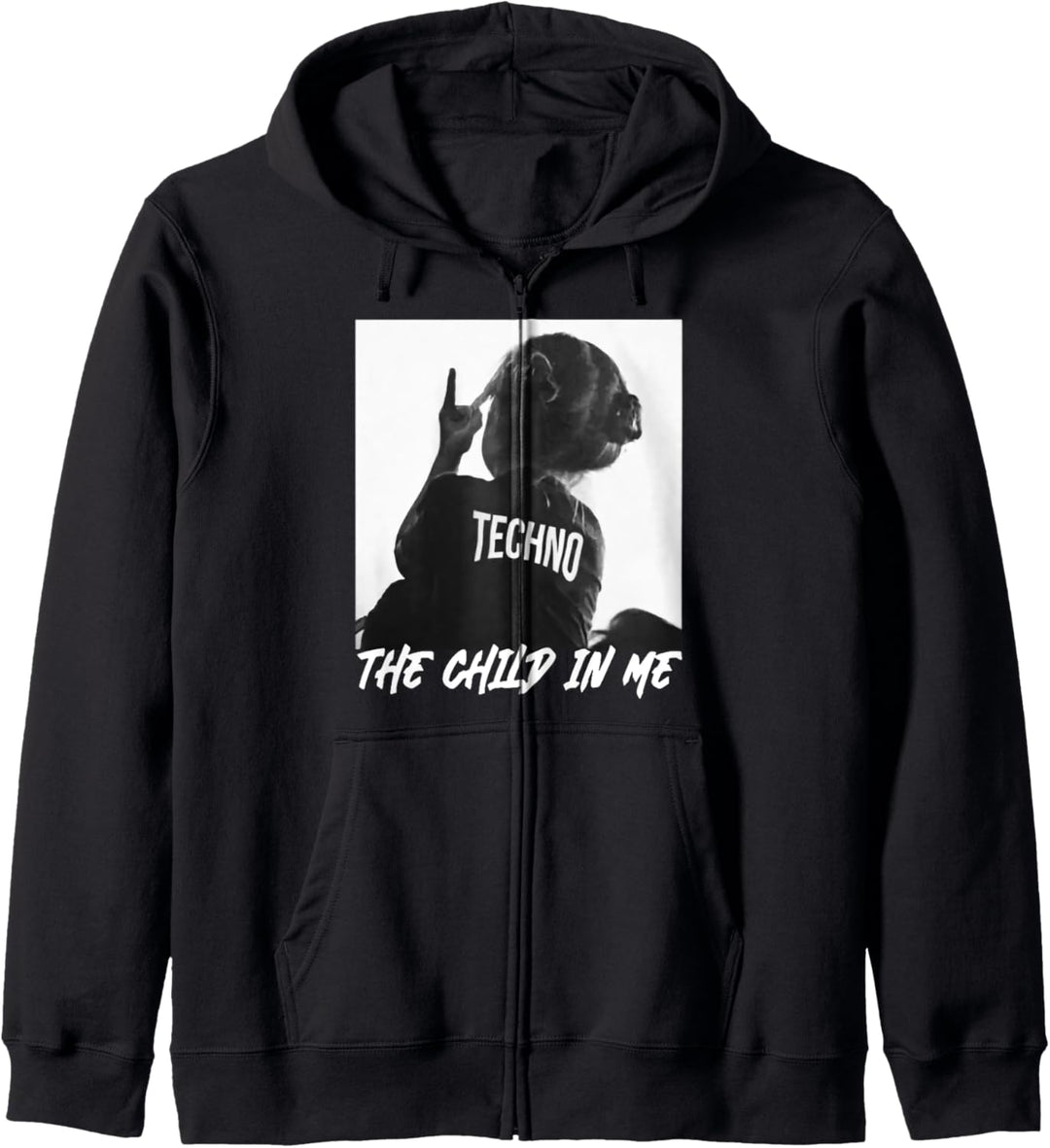 techno the child in me Kapuzenjacke