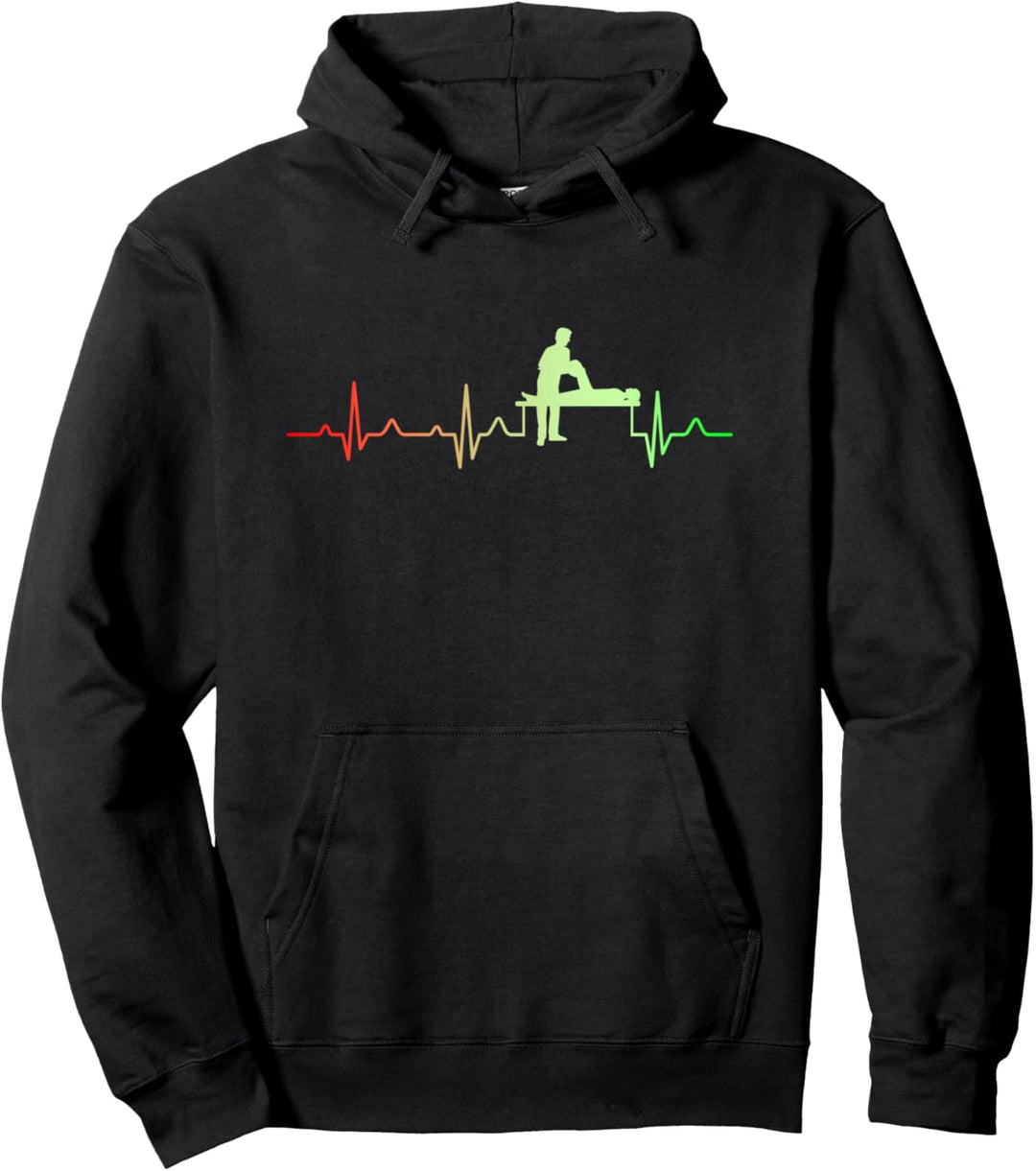 Physiotherapeut Herzschlag Geschenk Physio Physiotherapie Pullover Hoodie