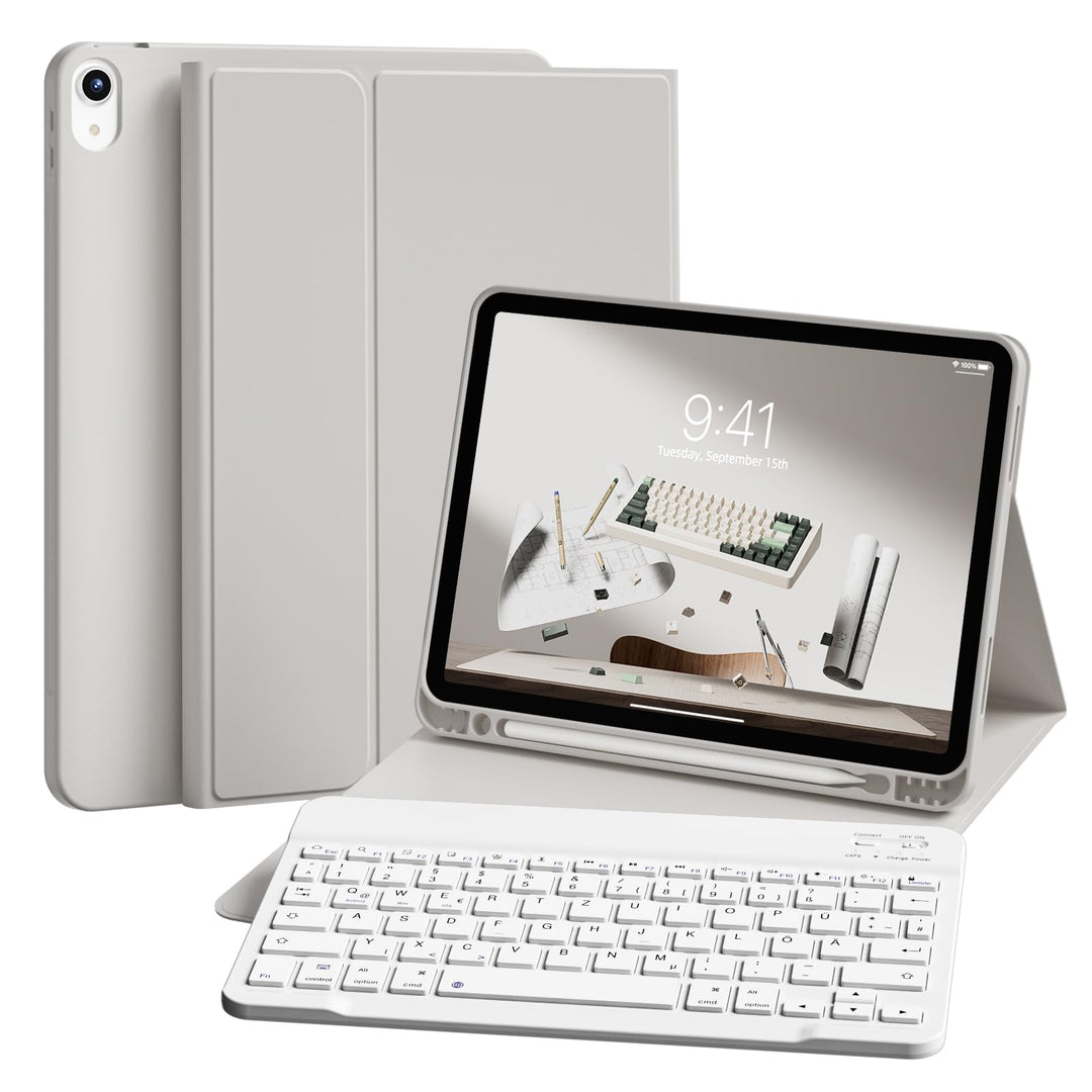 Tastatur Hülle für iPad Air 11 Zoll M3/M2 (2025/2024), iPad Air 5./4. Generation 2022/2020 10,9 Zoll