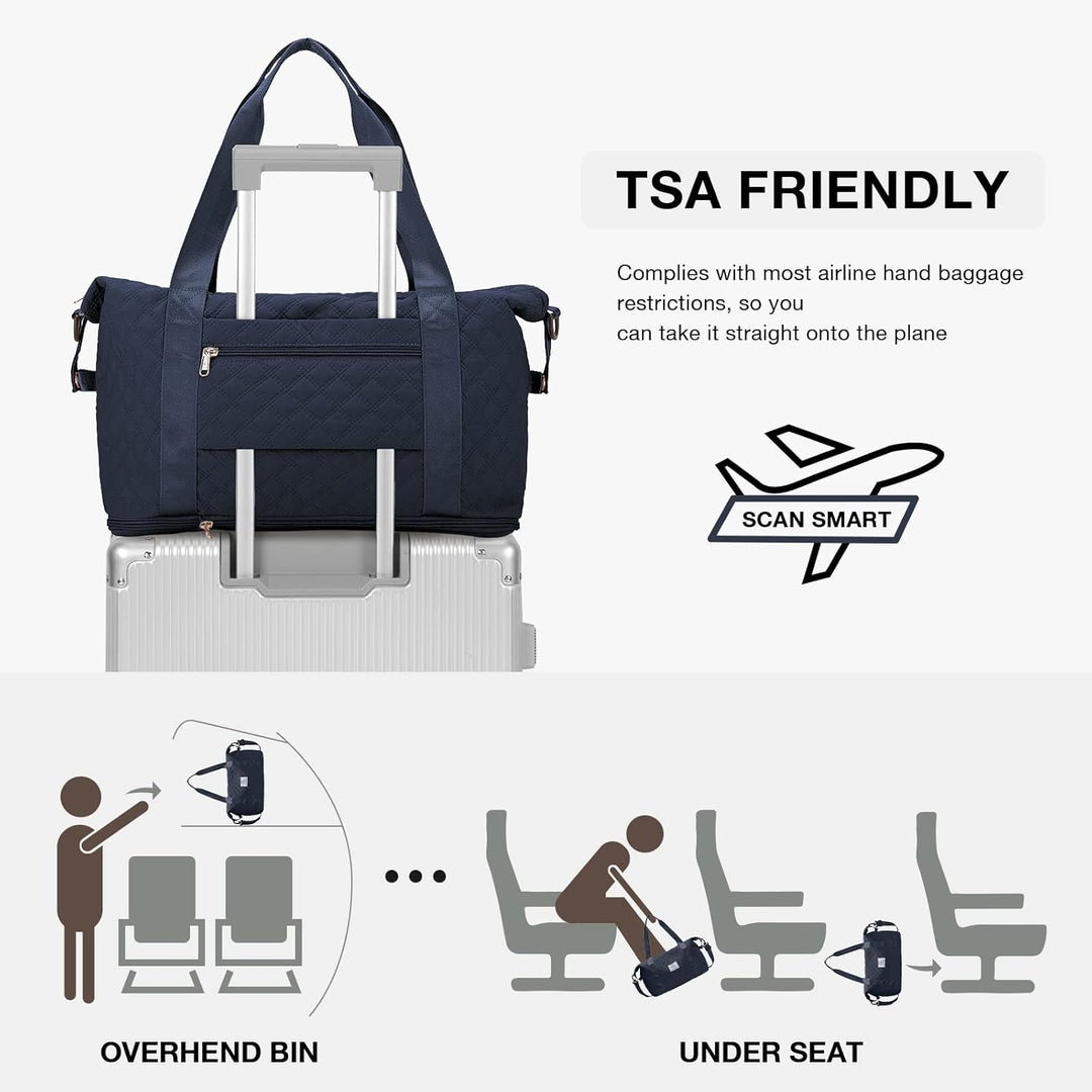 Reisetasche Damen Sporttasche 40x20x25 Ryanair Handgepäck Tasche Weekender Bag Schwimmtasche Wasserd