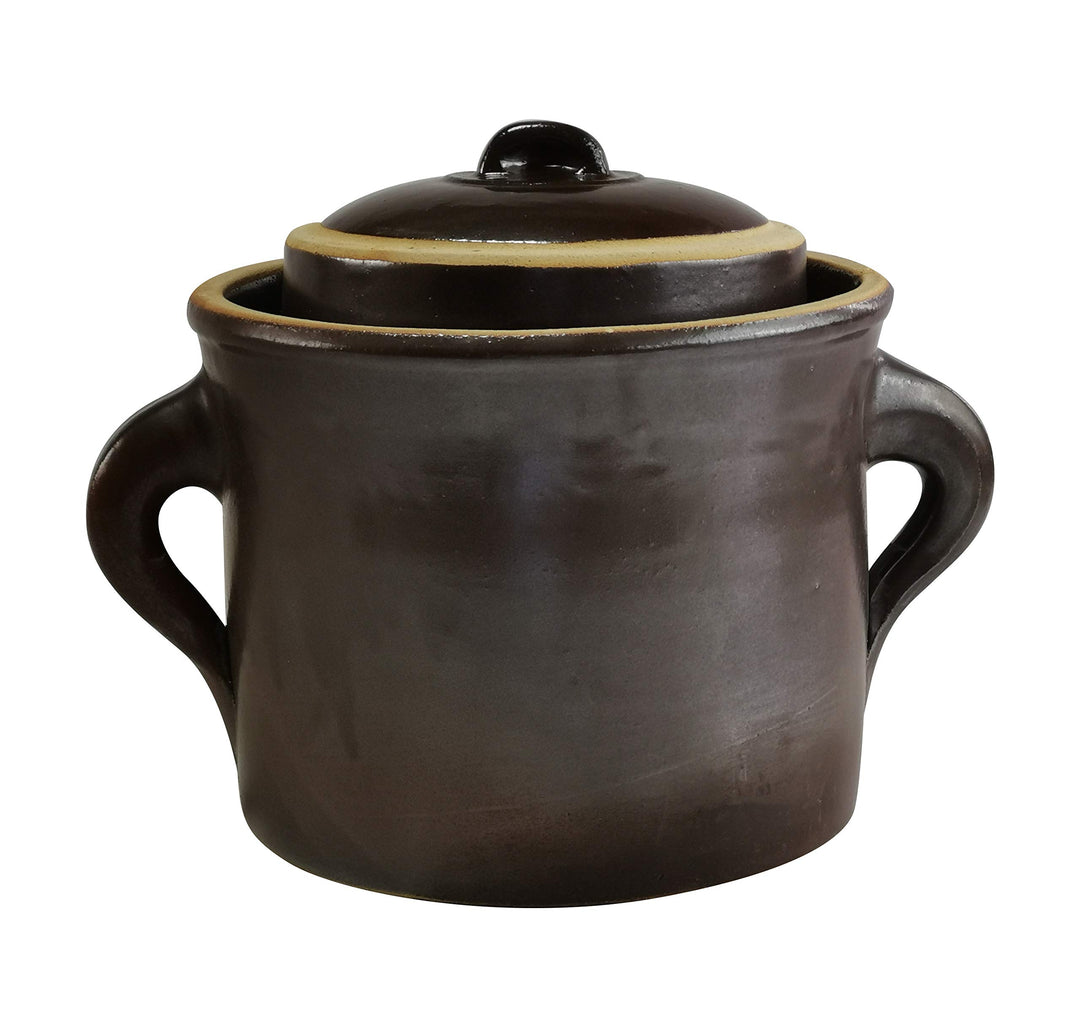 Gärtopf Steinzeugtopf Rumtopf Sauerkrauttopf Inhalt 9 l mit Deckel Gärtopf 9 Liter, Gärtopf 9 Liter