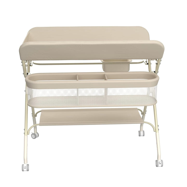 Wickeltisch, 3-in-1, Wickelkommode für Baby, von Geburt bis 12 Monate (bis 25 kg), Wickeltisch, falt