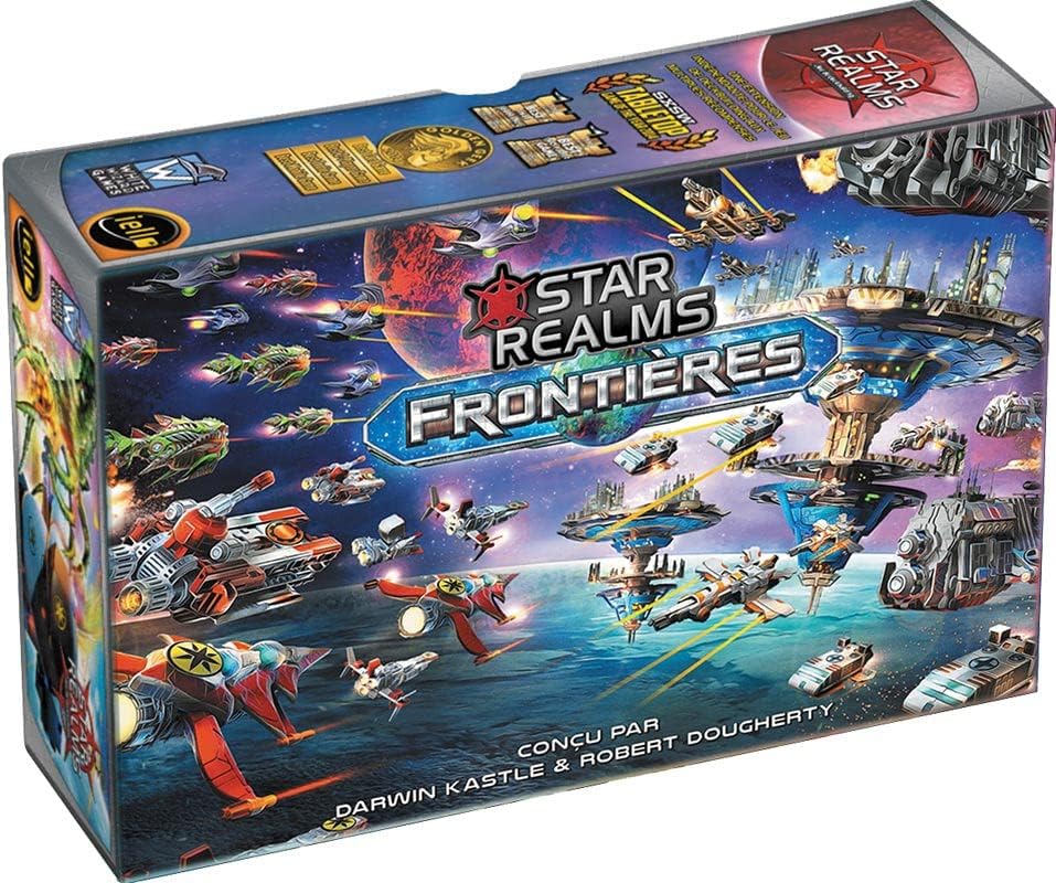 Set Star Realms Französische Version Grenzen + Gambit Set + Cosmic Gambit + Booster Scenario + 1 Fla