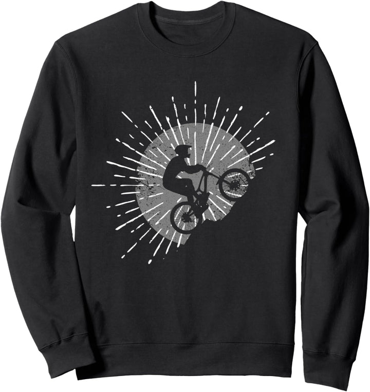 MTB Bergziege Mountain Bike Strecke Trail für MTBiker Sweatshirt