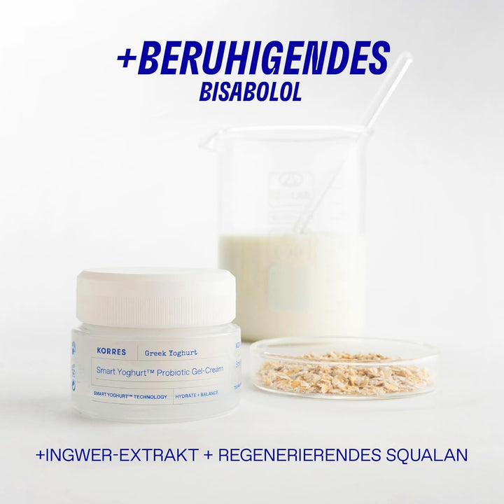 KORRES GREEK YOGHURT Nährende probiotische Gel-Creme - normale-Mischhaut für das Gesicht, dermatolog