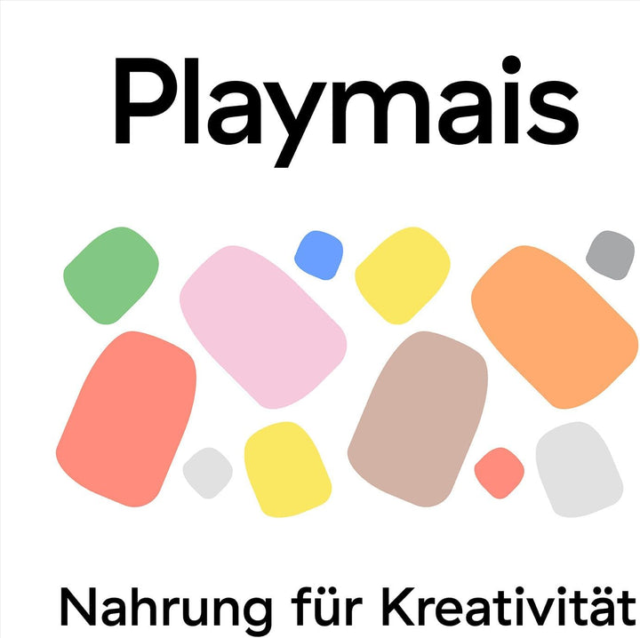 Playmais Classic 1200 Teile | Bastelset | natürliches Spielzeug | inkl. Schwämmchen, Bastelmesser |