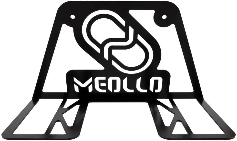 MEOLLO Tischtennisschläger Wandhalterung (100% Stahl) Schwarz, Schwarz