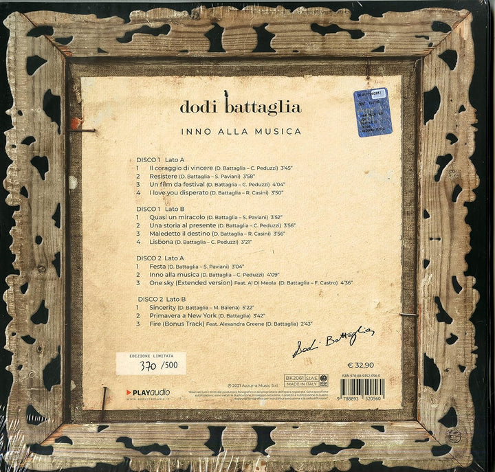 Inno Alla Musica With Book], Vinyl