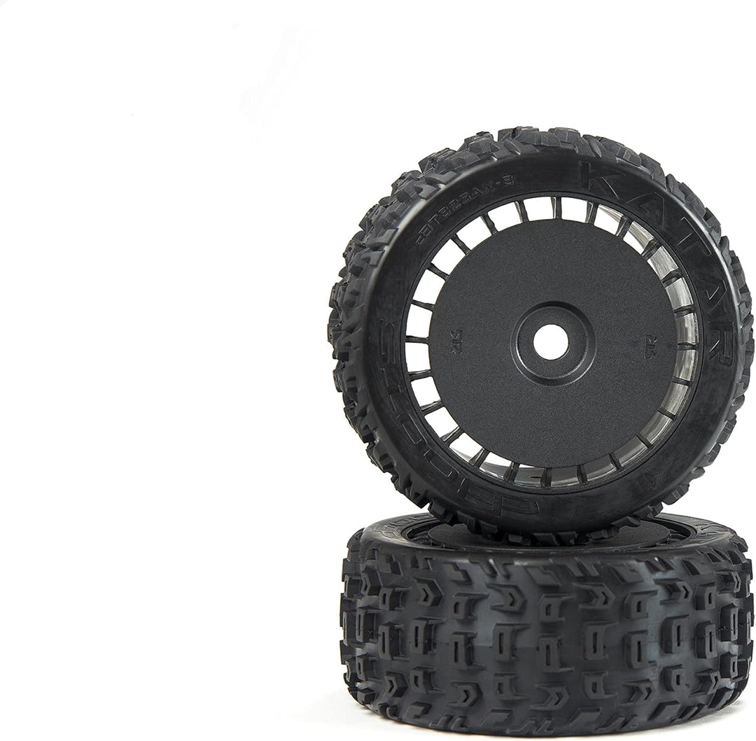 ARRMA ARA550097 dBoots Katar T Belted 6S Tire Set Glued (Blk) (2), Multi
