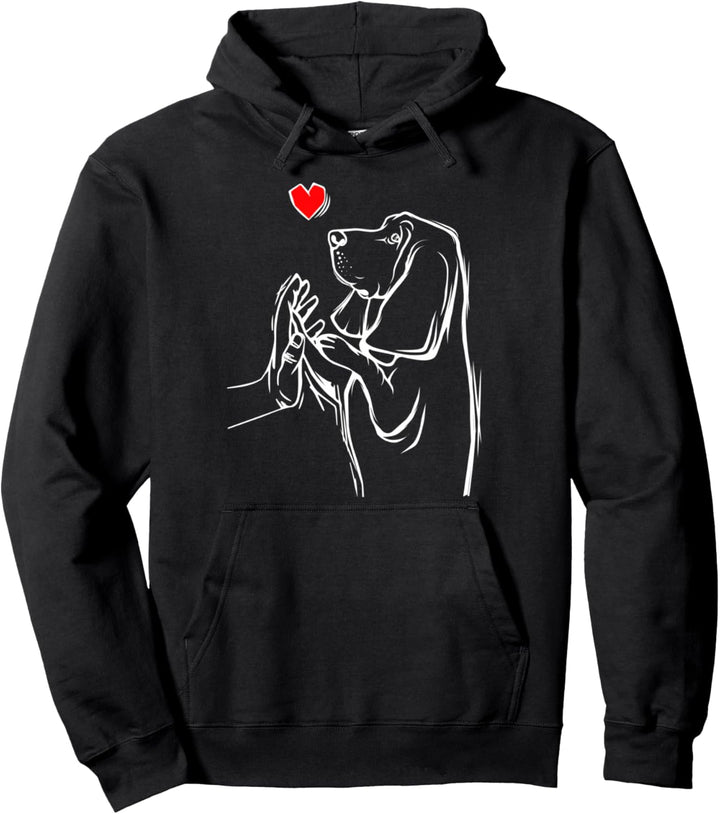 Basset Hound Hunde Liebe Frauchen Pullover Hoodie