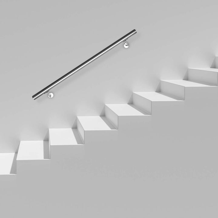 Geländer Treppengeländer Edelstahl Handlauf Wandhandlauf Wand Treppe für Innen & Aussen inkl. Wandha