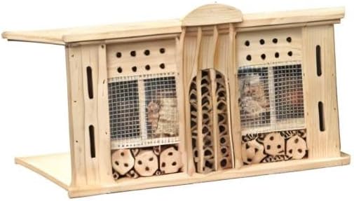Spetebo Insektenhotel Villa zum aufhängen - ca. 50 x 12,5 x 28 cm - Insektenhaus zum hängen