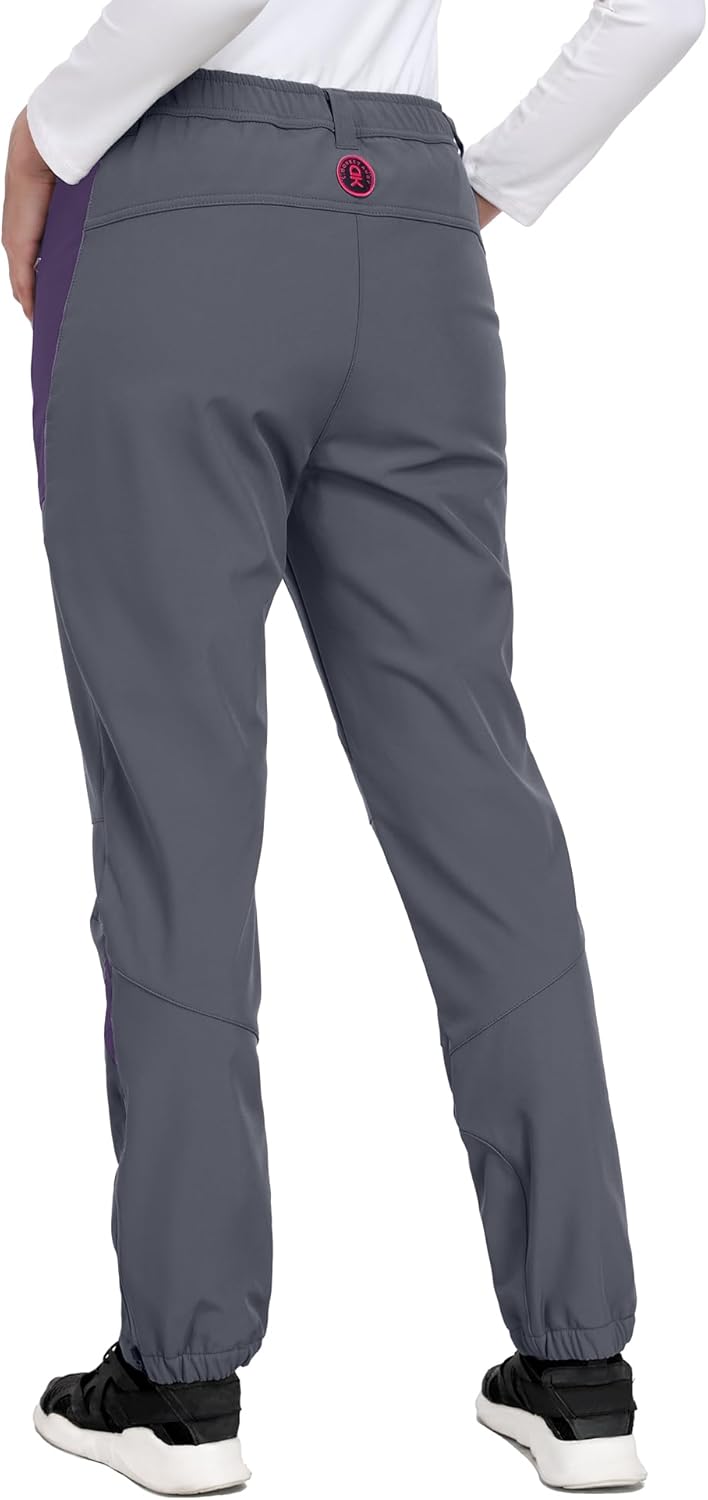 Little Donkey Andy Damen Winter Wanderhose Skihose Trekkinghose Snowboardhose, Softshell-Hose, Fleec