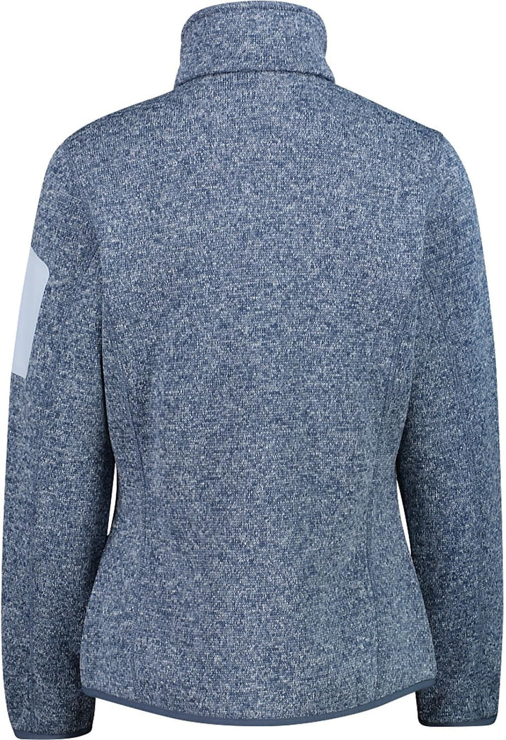 CMP Damen Strick Fleece Jacke Fleecejacke Fleecepullover 36 Blau3087, 36 Blau3087