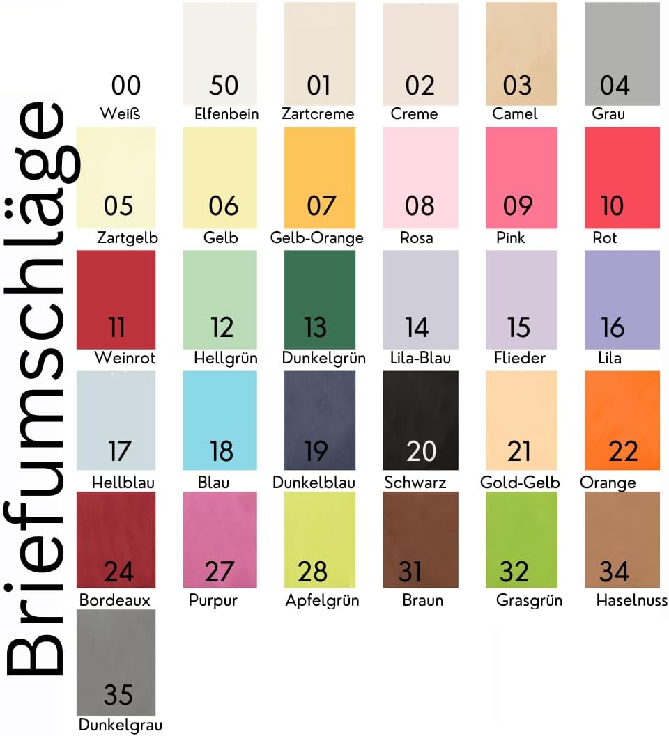 1000 Briefumschläge B6 – (125 x 176 mm), 120g Papier – perfekt für besondere Anlässe in Elfenbein Be