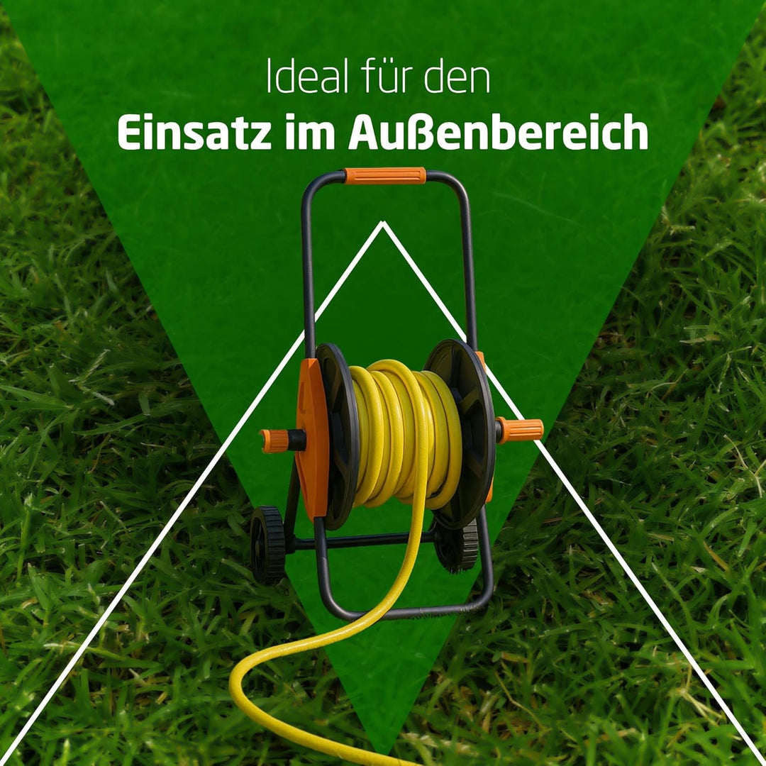 Amig - Schlauchwagen | für 1/2" Schläuche | max. 60m gerollt | mit Kurbel zum einfachen Aufrollen |