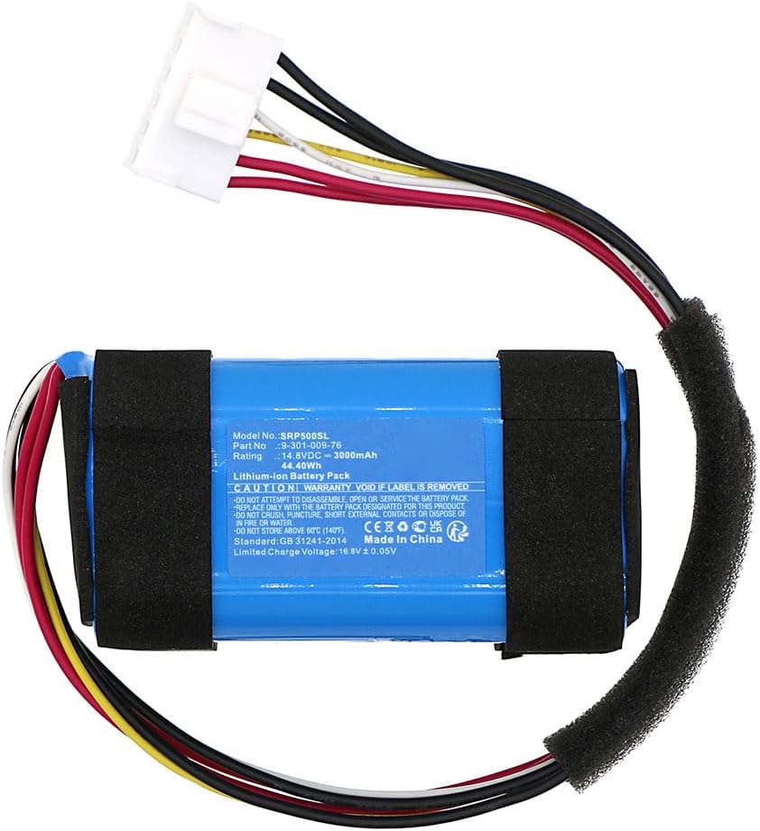 CELLONIC Akku für Lautsprecher Kompatibel mit Sony SRS-XP500, 9-301-009-76 - (3000mAh, 14.8V)