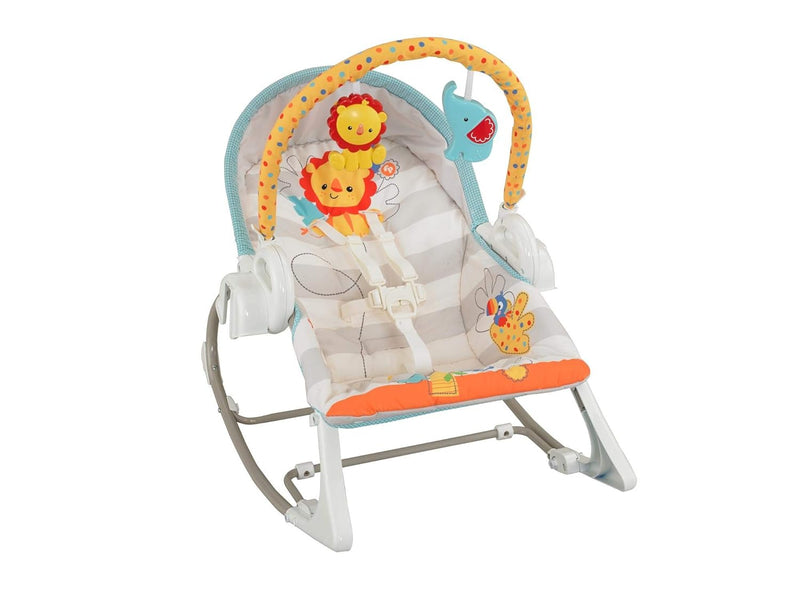 Fisher-Price BFH07 - 3-in-1 Deluxe Schaukel, 6 Schaukelgeschwindigkeiten, 16 Melodien, beruhigende N