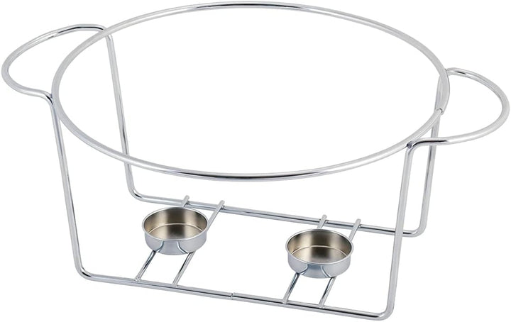 4BIG.fun 2,3 L Keramik Speisenwärmer Wärmebehälter Chafing-Dish Teelicht Warmhaltegerät Warmhaltebeh