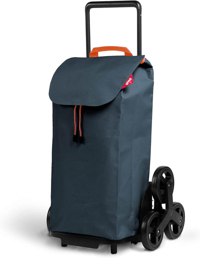 Gimi Tris Einkaufstrolley, wasserabweisende Tasche, 3-Rollen-System, Eco Verpackung, Fassungsvermöge