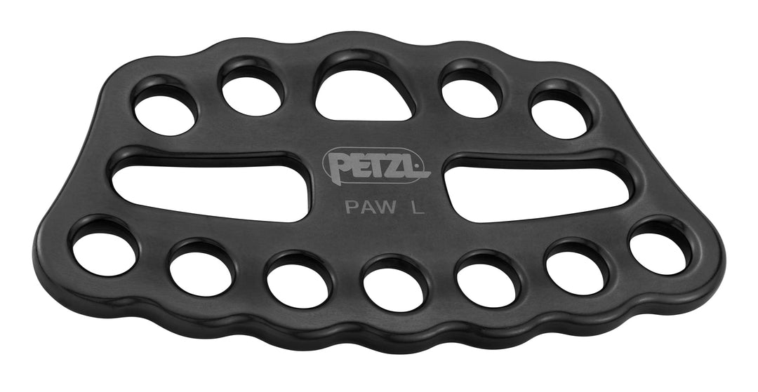 PETZL Unisex-Adult Paw Rigging Plate Zubehör Für Klettern L Schwarz, L Schwarz