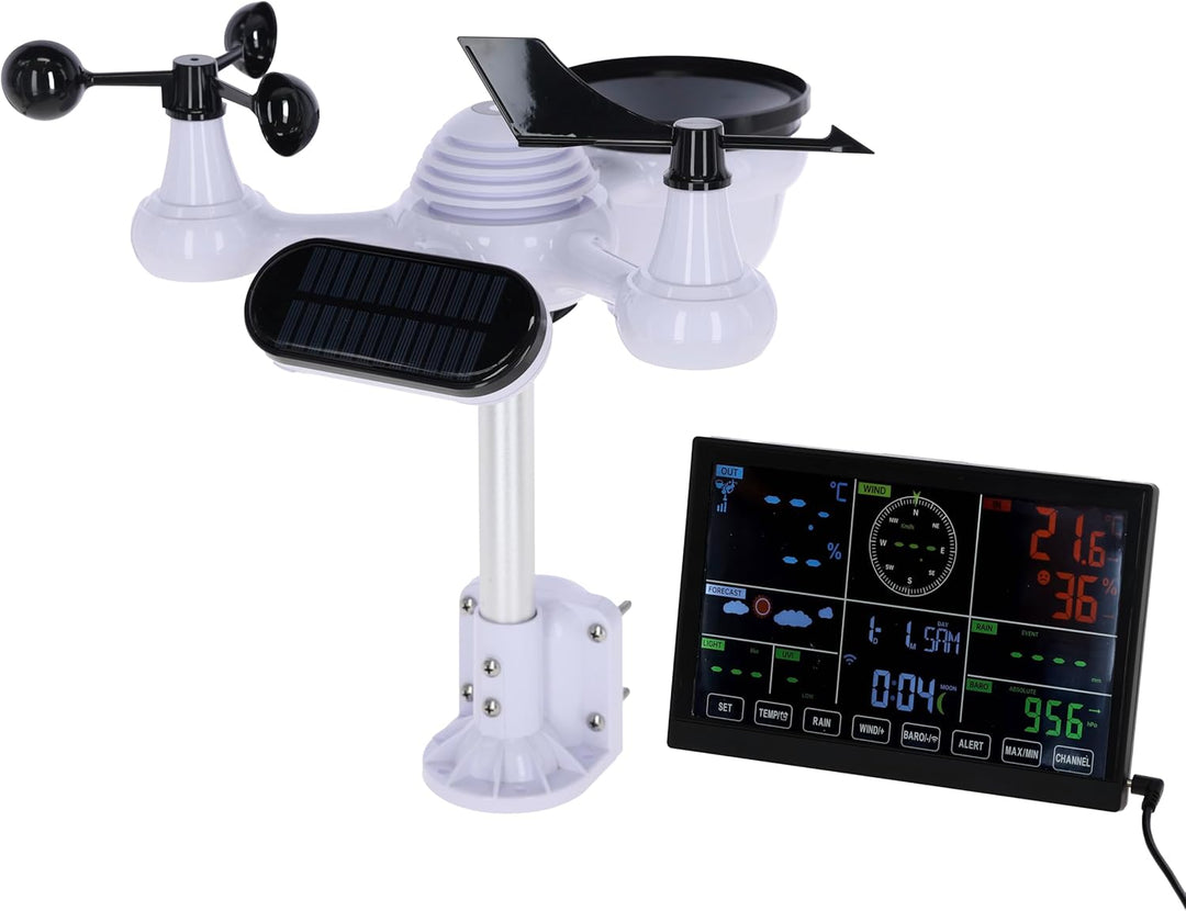 Kerbl Digitale Wetterstation 7in1 WiFi mit Funkstation