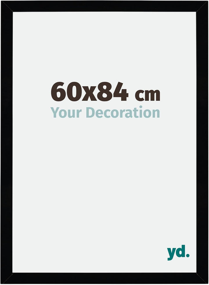 yd. Your Decoration - Bilderrahmen 60x84 cm - Bilderrahmen aus MDF mit Acrylglas - Antireflex - Ausg