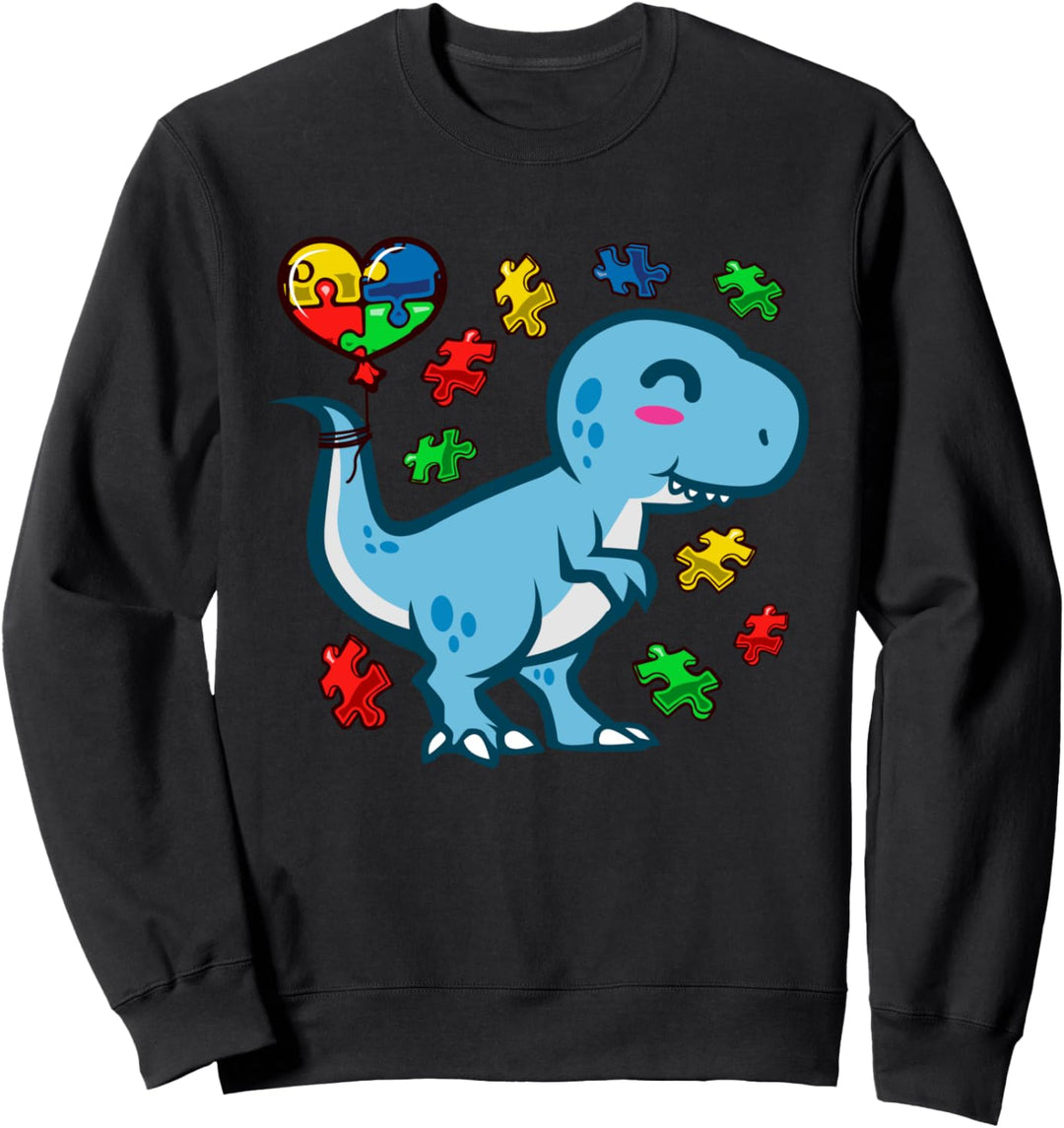 Autismus-Bewusstsein, T-Rex Tyrannosaurus Rex Dinosaurier Sweatshirt