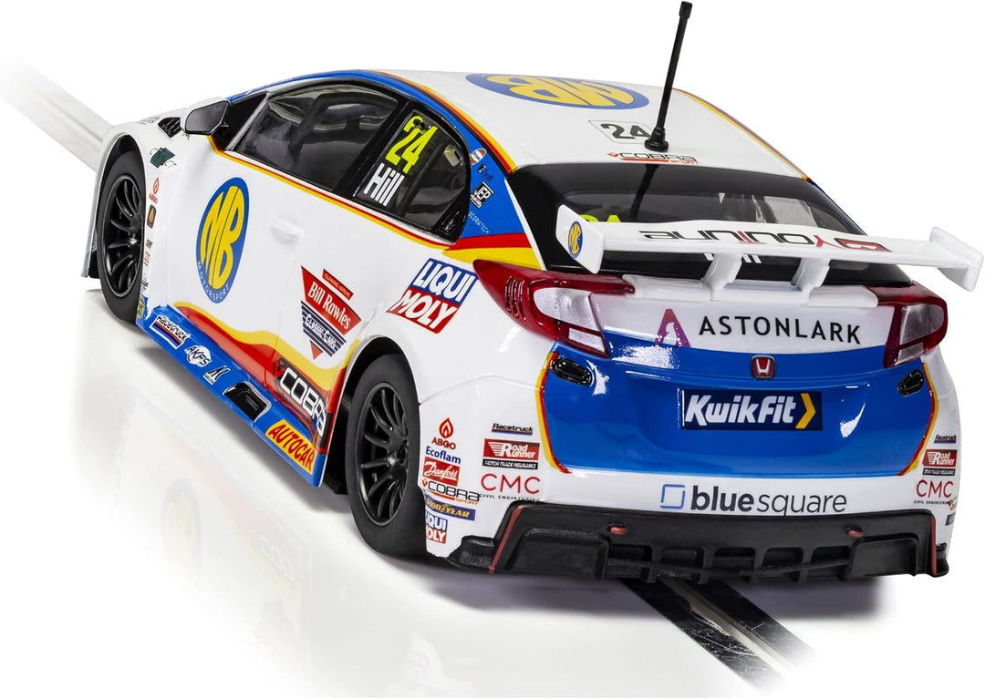 Scalextric C4210 Honda Civic Type-R NGTC - Jake Hill 2020, Weiss