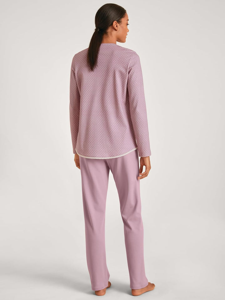 CALIDA Midnight Dreams Pyjama Damen 44-46 Mauve Shadow, 44-46 Mauve Shadow